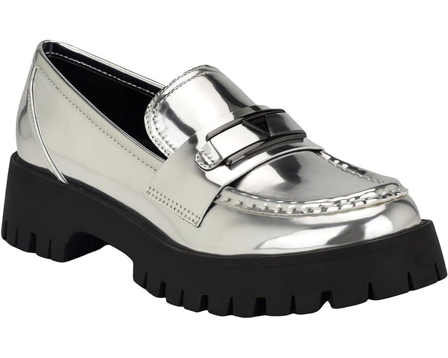 

Лоферы GUESS Tracers, цвет Silver Mirror Metallic