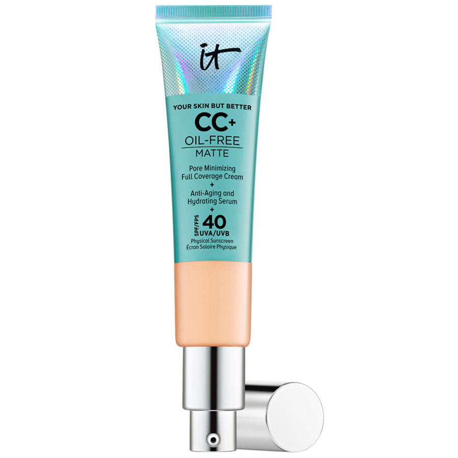 

Матирующий CC-крем cc+ oil free matte cream spf 40 It Cosmetics, цвет neutral medium, 32 мл