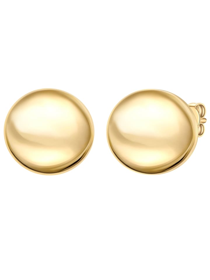 

Yokoamii Латунные серьги в оправе из желтого золота