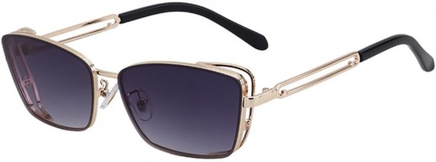 

Модные безрамочные солнцезащитные очки «кошачий глаз» для женщин, металлические, высокого класса, для мужчин, легкие и роскошные солнцезащитные очки для вождения, SUN2920 Generic, Gold Gradation Gray