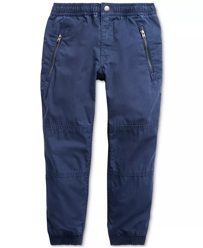

Детские хлопковые брюки-джоггеры для малышей и мальчиков Polo Ralph Lauren, синий