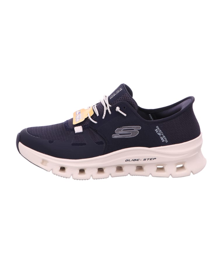 Skechers синие спортивные кроссовки — фото 3