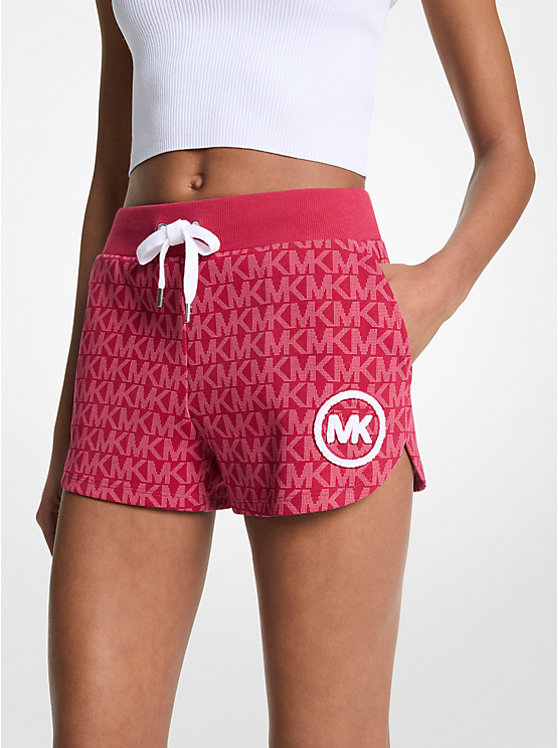 

Шорты из хлопковой смеси с логотипом Michael Kors, красный