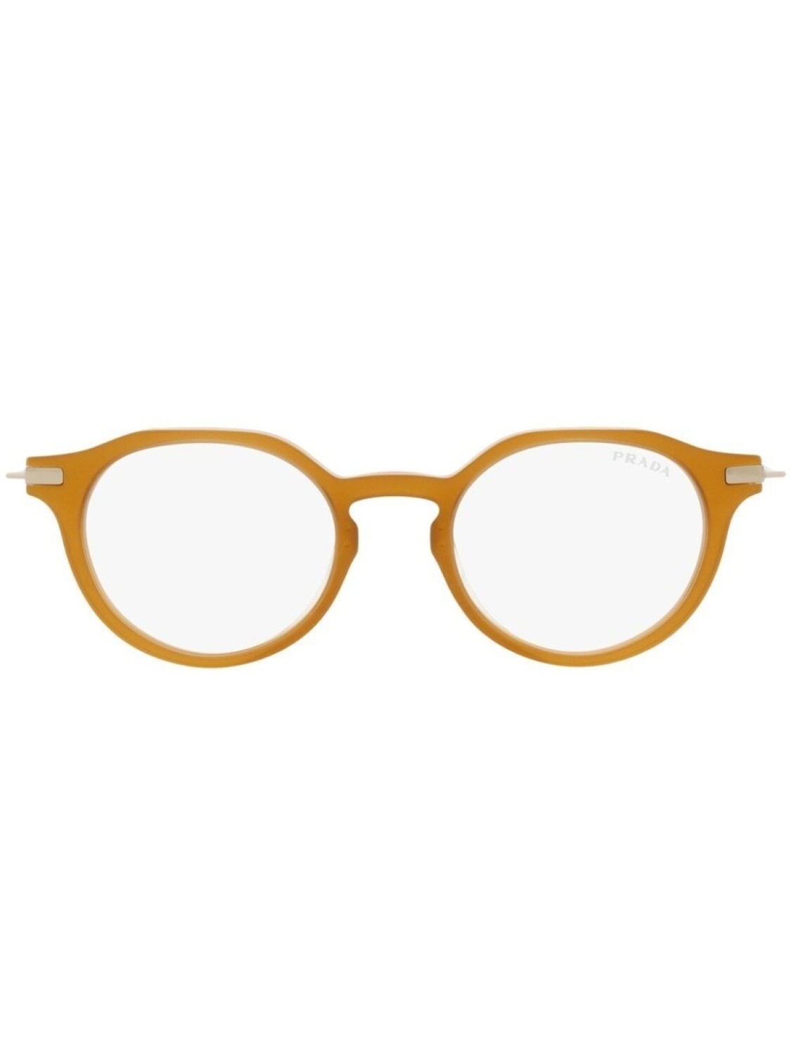 

Prada Eyewear очки PR 12YS в круглой оправе, зеленый