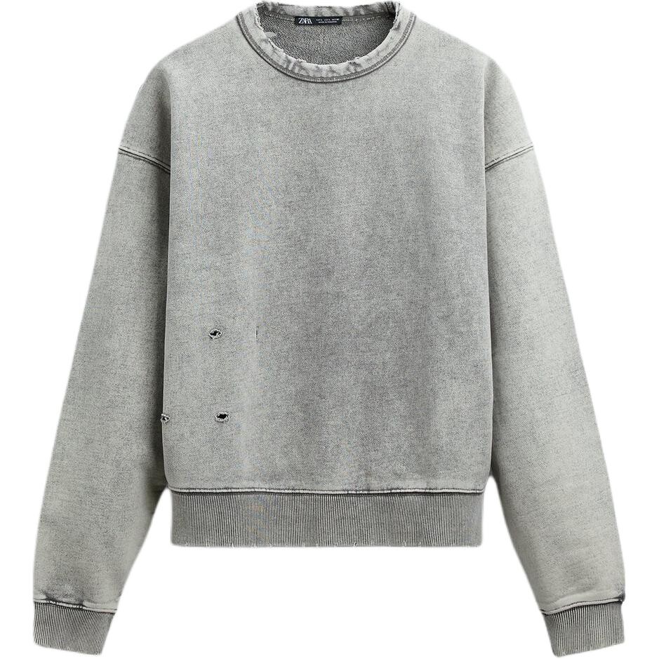

Толстовка мужская серая Zara, серый