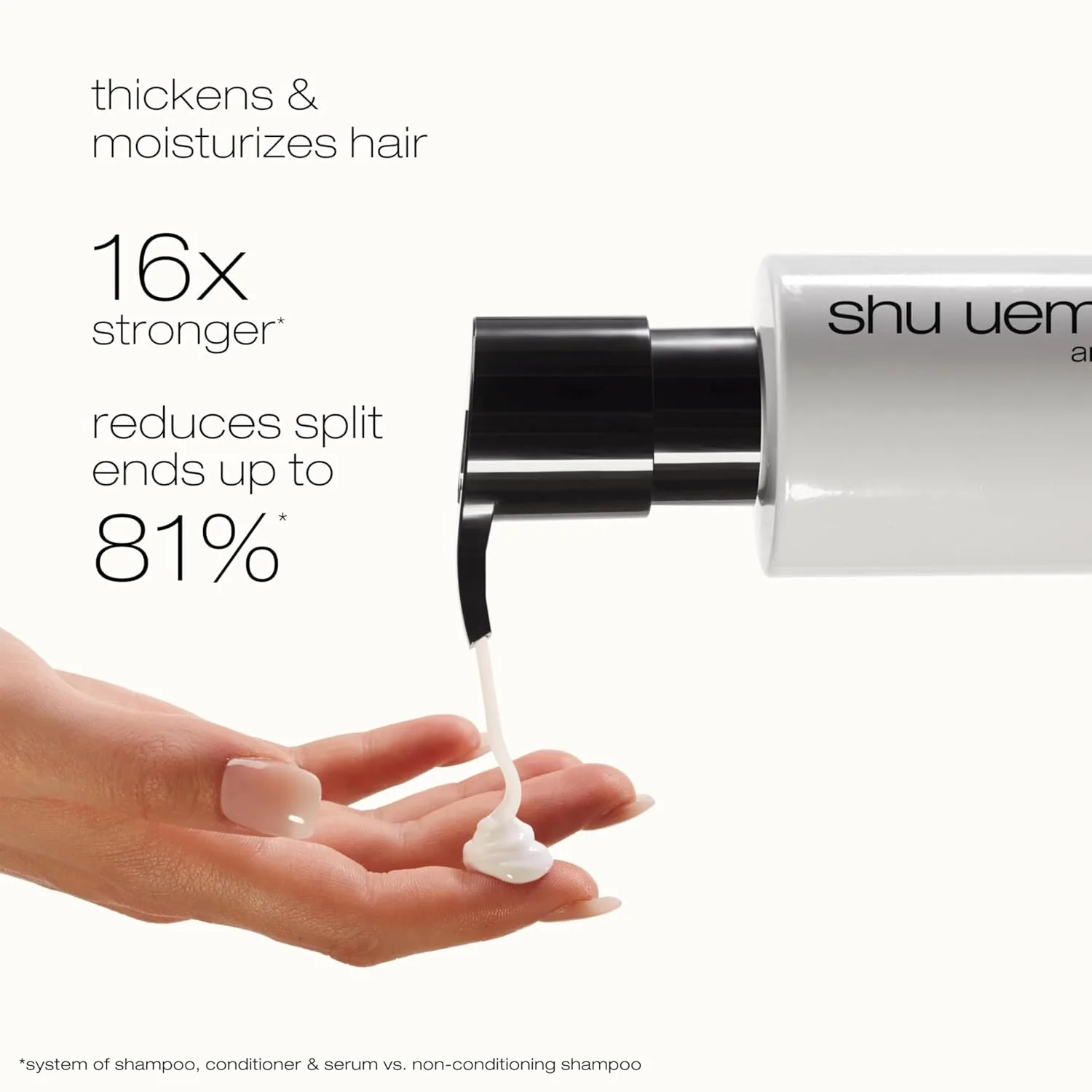 Shu Uemura art of hair Izumi Tonic укрепляющий и уплотняющий кондиционер с рисовой водой - увлажняет и восстанавливает поврежденные волосы, разглаживает и придает блеск, 237 мл — фото 3