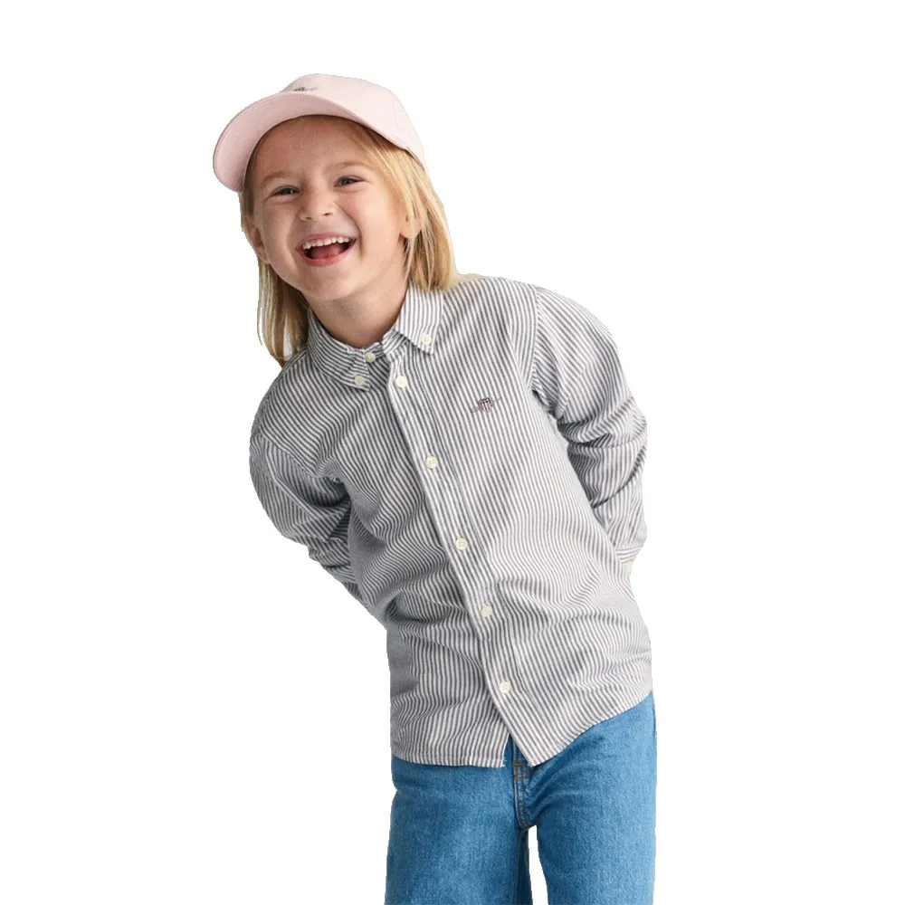 

Рубашка с длинным рукавом Gant 830428, серый