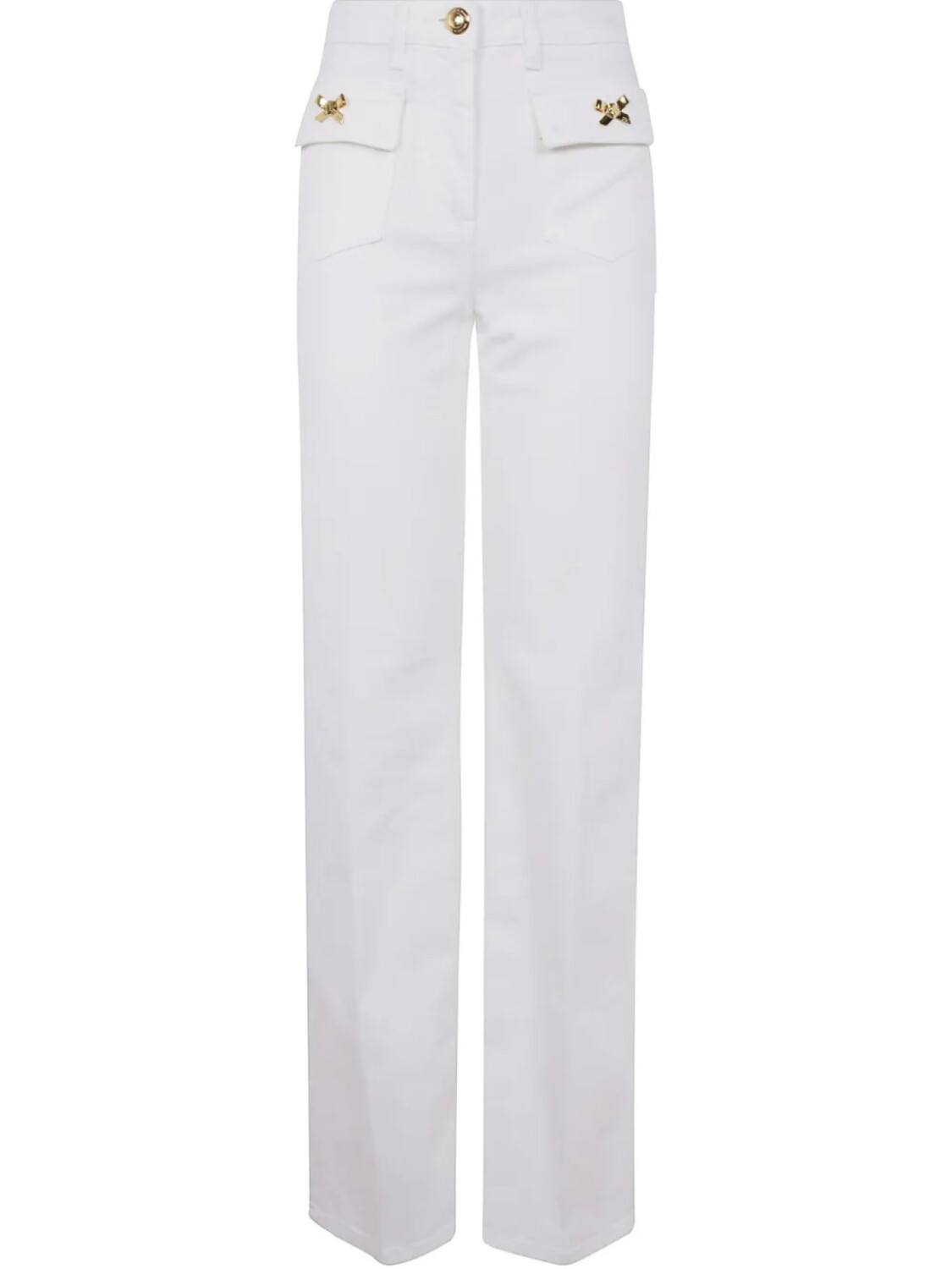 

Брюки Elisabetta Franchi из хлопка, белый