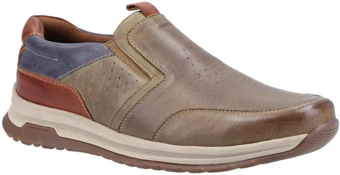 Мужские слипоны Hush Puppies Cole, Khaki — фото 3