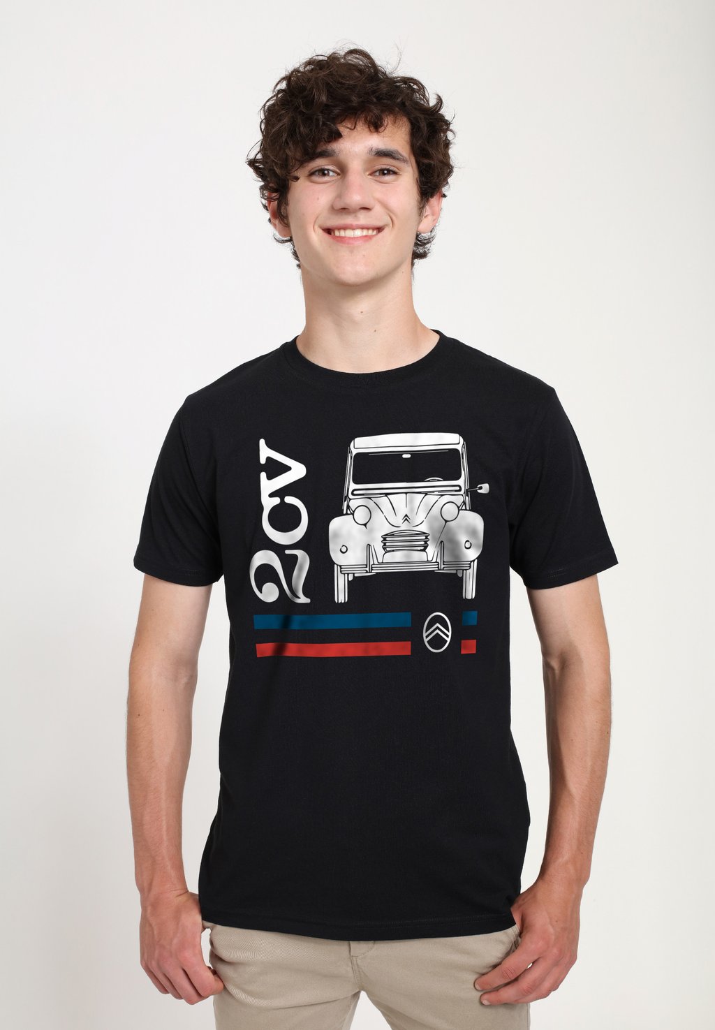 

Футболка с принтом CITROEN CV RACING STRIPES Henry Tiger, черный
