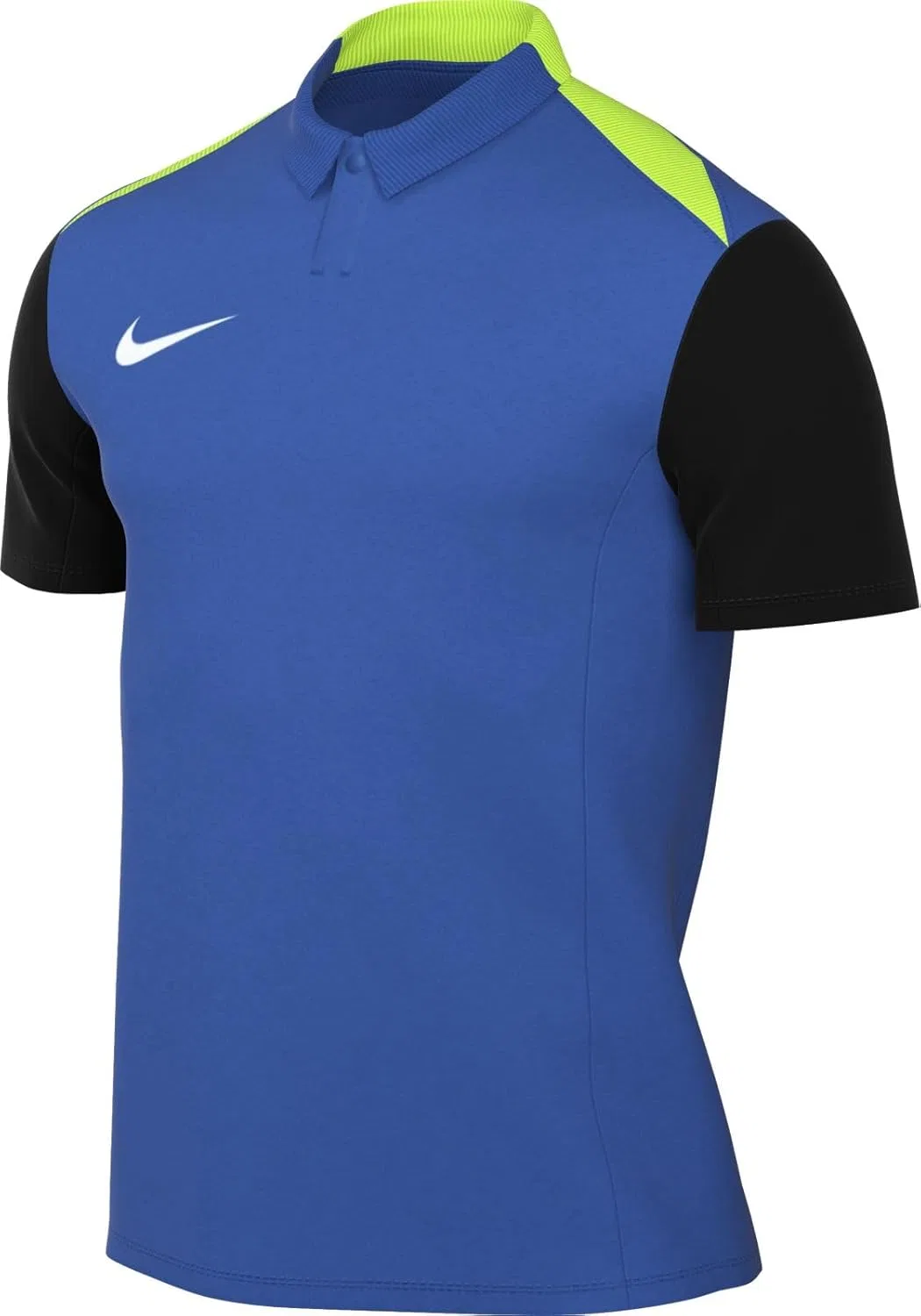Поло Nike Dri-FIT Advantage, мужское, Royal Blue/Black/Volt/White