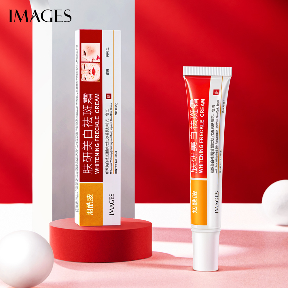 Отбеливающий крем для лица Images Whitening Freckle Cream с ниацинамидом, 15 г — фото 4