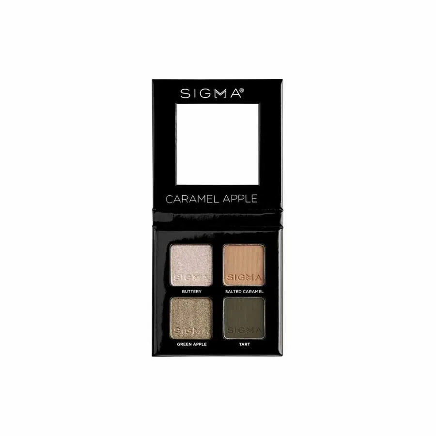 SIGMA Beauty Тени для век для женщин Quad Caramel Apple Макияж 811425036235