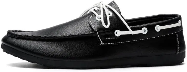 Лоферы кожаные Luxury Men Loafers, черный UOPYNE — фото 3