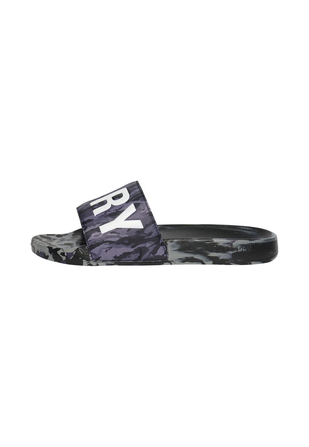 

Шлепанцы CORE CAMO Superdry, темно-серый