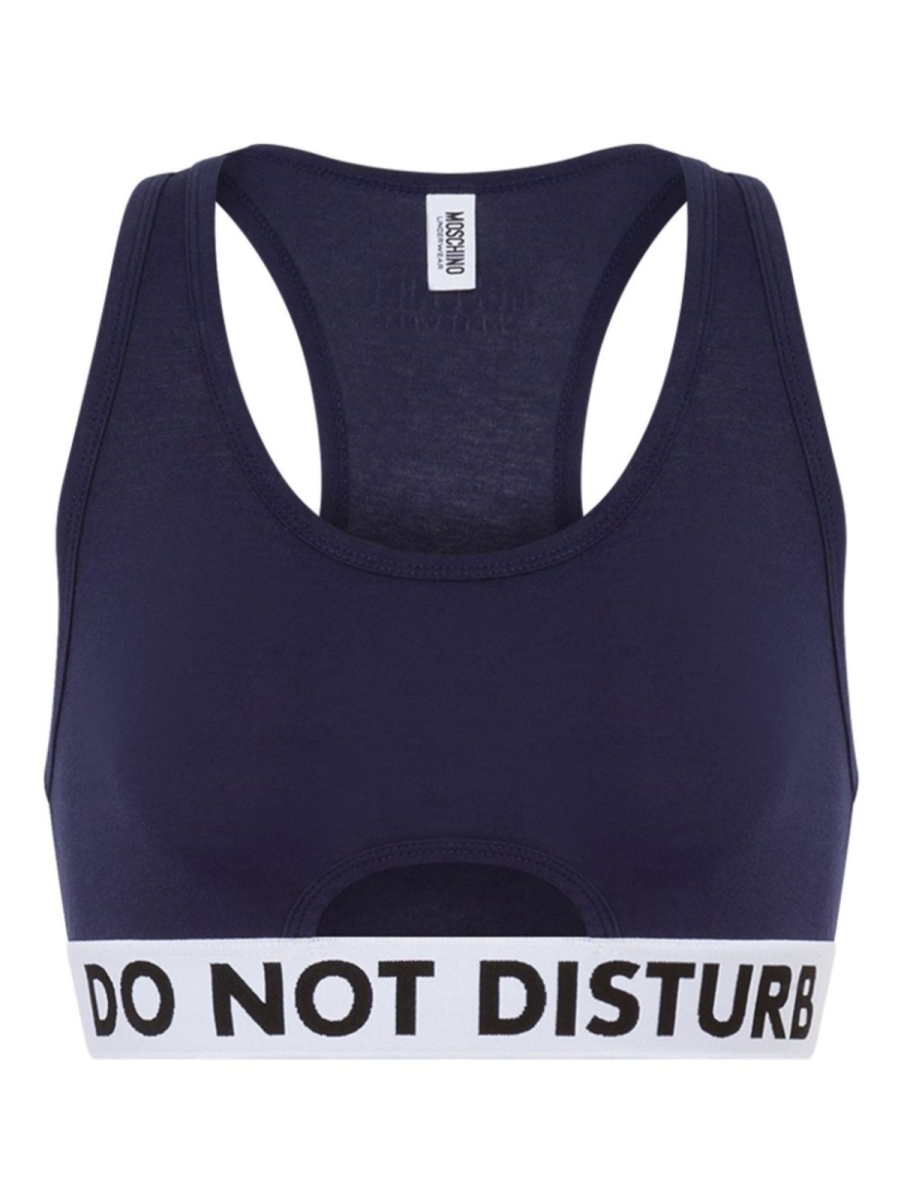 

Moschino бюстгальтер Do Not Disturb, синий