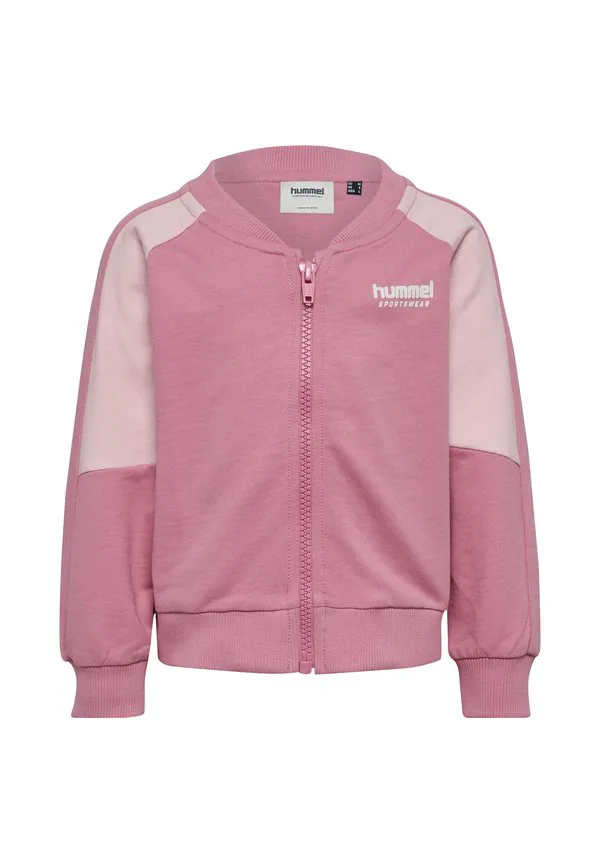 Толстовка на молнии с блочным рисунком Hummel, Pale Lilac