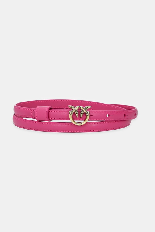 

Кожаный ремень Pinko, розовый