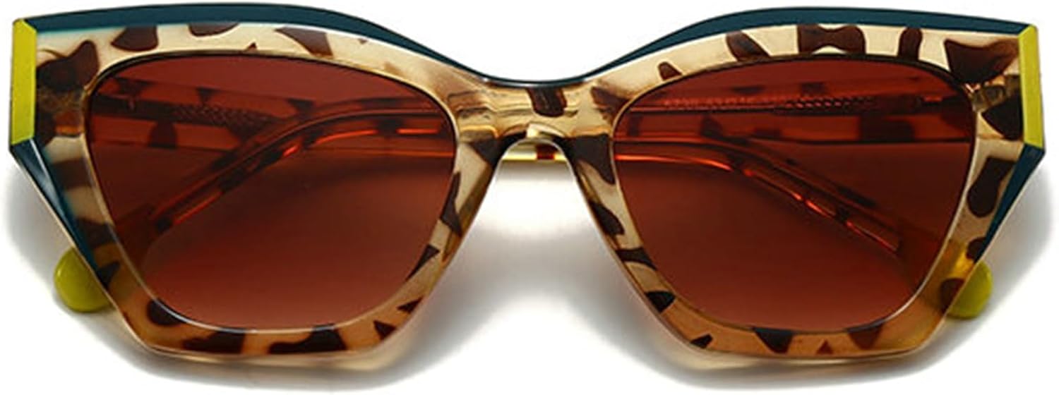 

Солнцезащитные очки Willochra большого квадратного размера для женщин, роскошные винтажные солнцезащитные очки «кошачий глаз» с градиентным переходом цвета, узкие очки UV400, C2