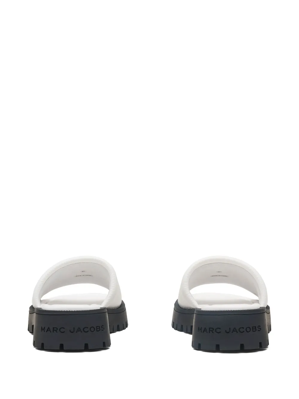 Шлепанцы The Lug Sole MARC JACOBS, белый — фото 4