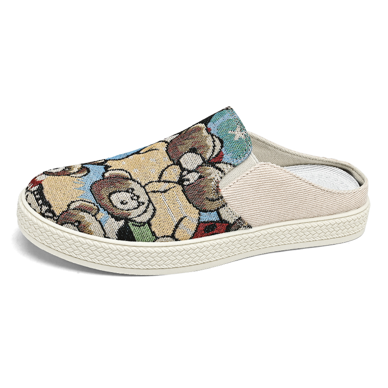 

SHOUBA Закрытые тапочки мужские бежевые, цвет Beige