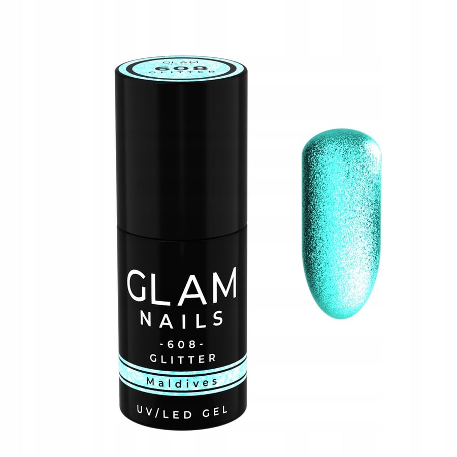 

Гибридный лак для ногтей Glam Nails 608 Maldives 6 мл