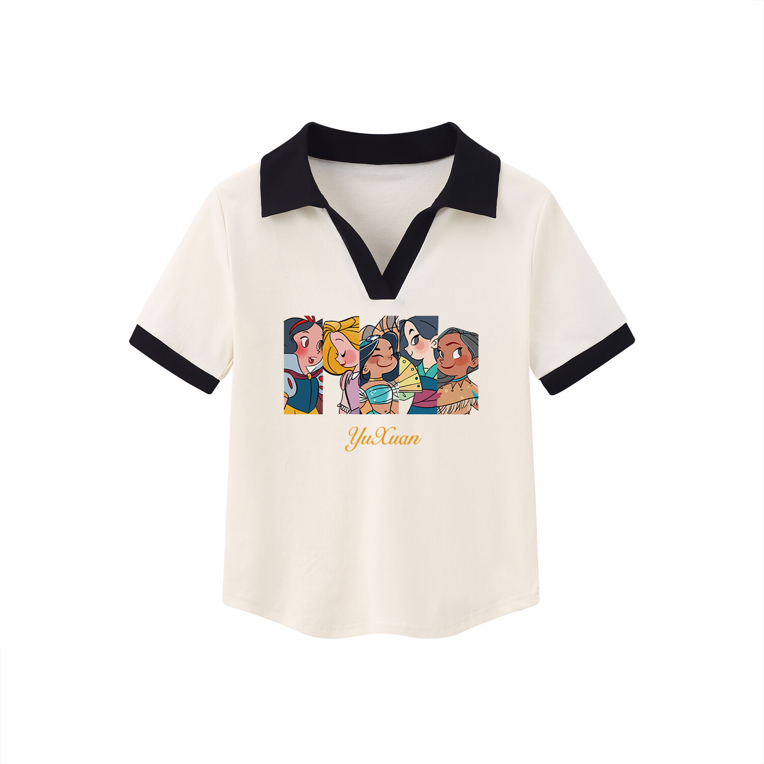 

Yuma yoewshean Women Polo Shirt, Черный