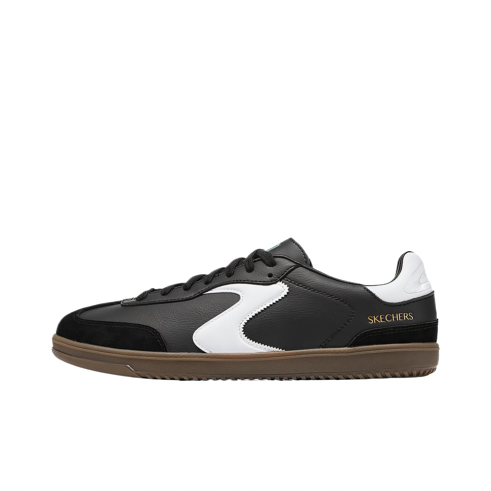 

Skechers Износостойкие низкие кроссовки для скейтбординга Court Classics, мужские, черно-белые