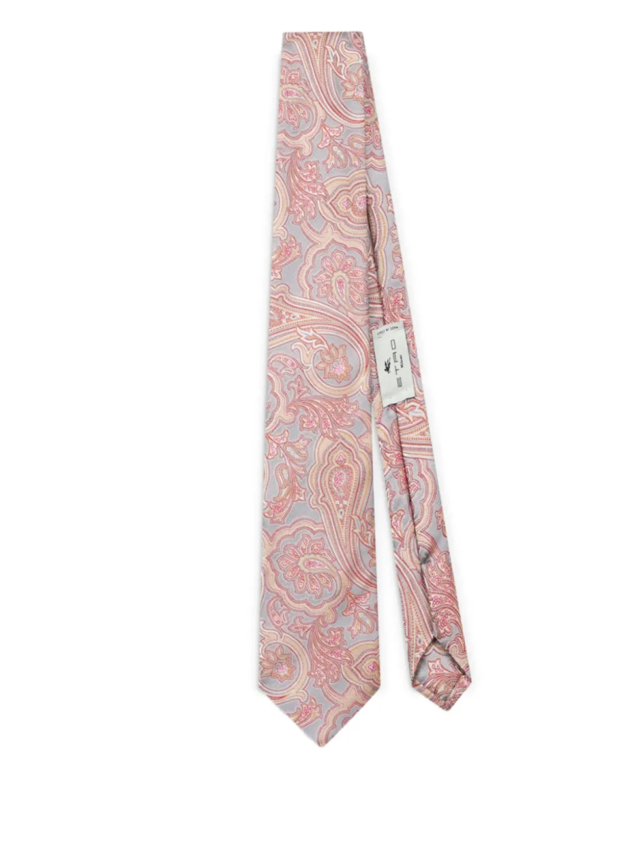 

Галстук ETRO с узором пейсли и жаккардом, розовый