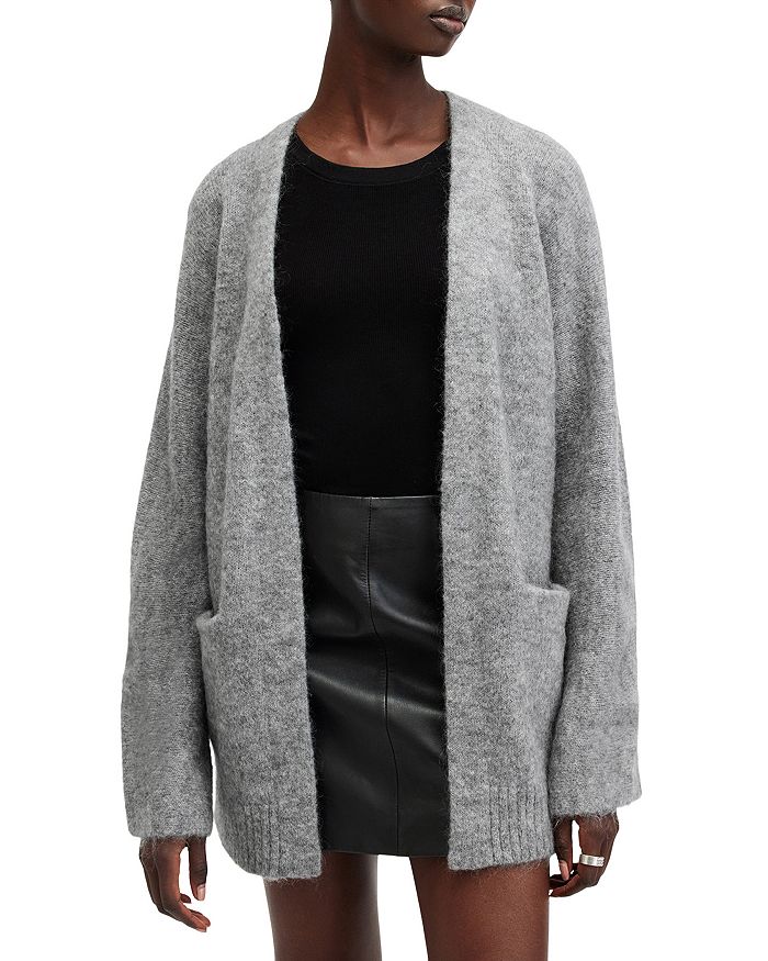 

Кардиган Zoe с открытым передом ALLSAINTS, серый