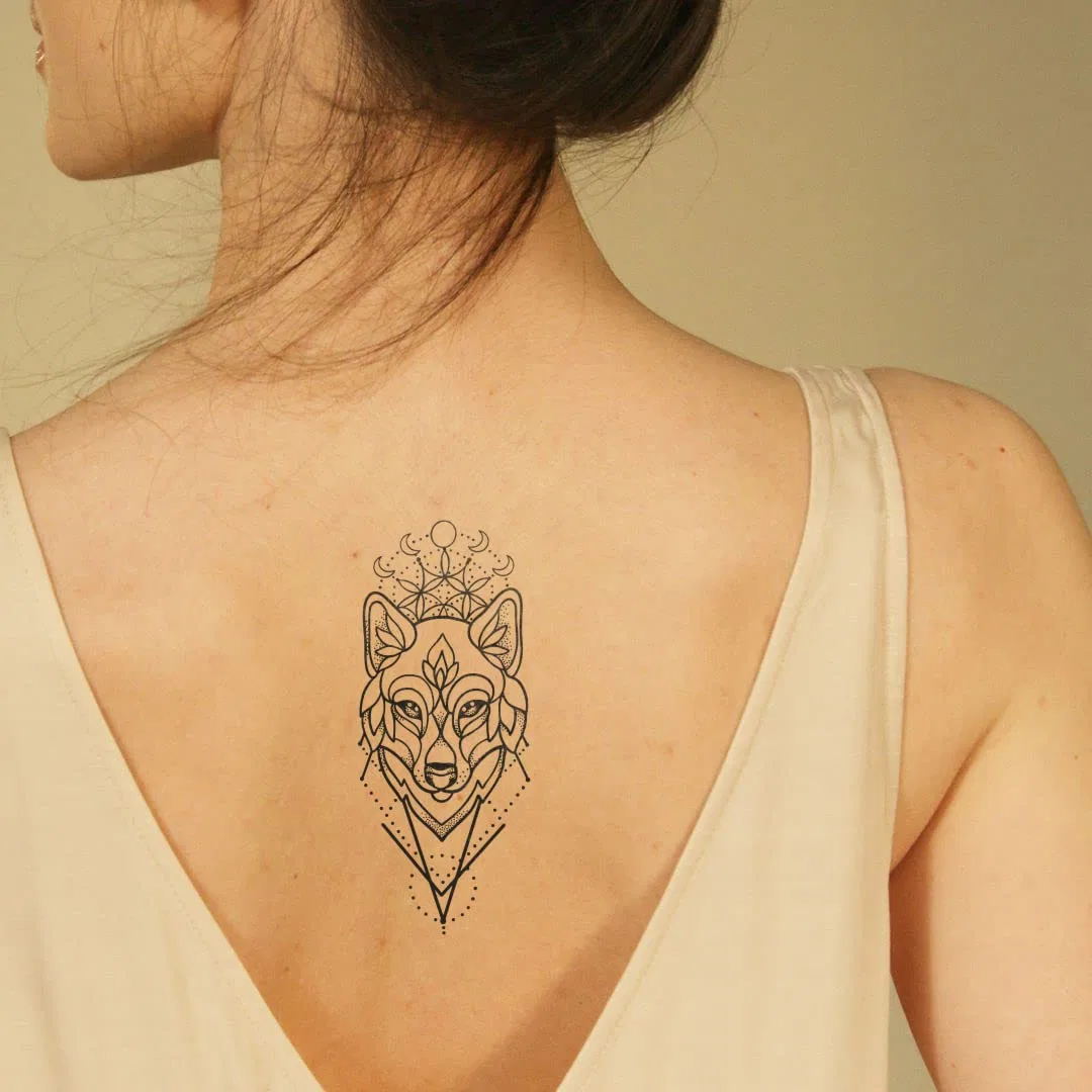 Временная татуировка «Moon Wolf» от MyJagua My Jagua, Moon Wolf