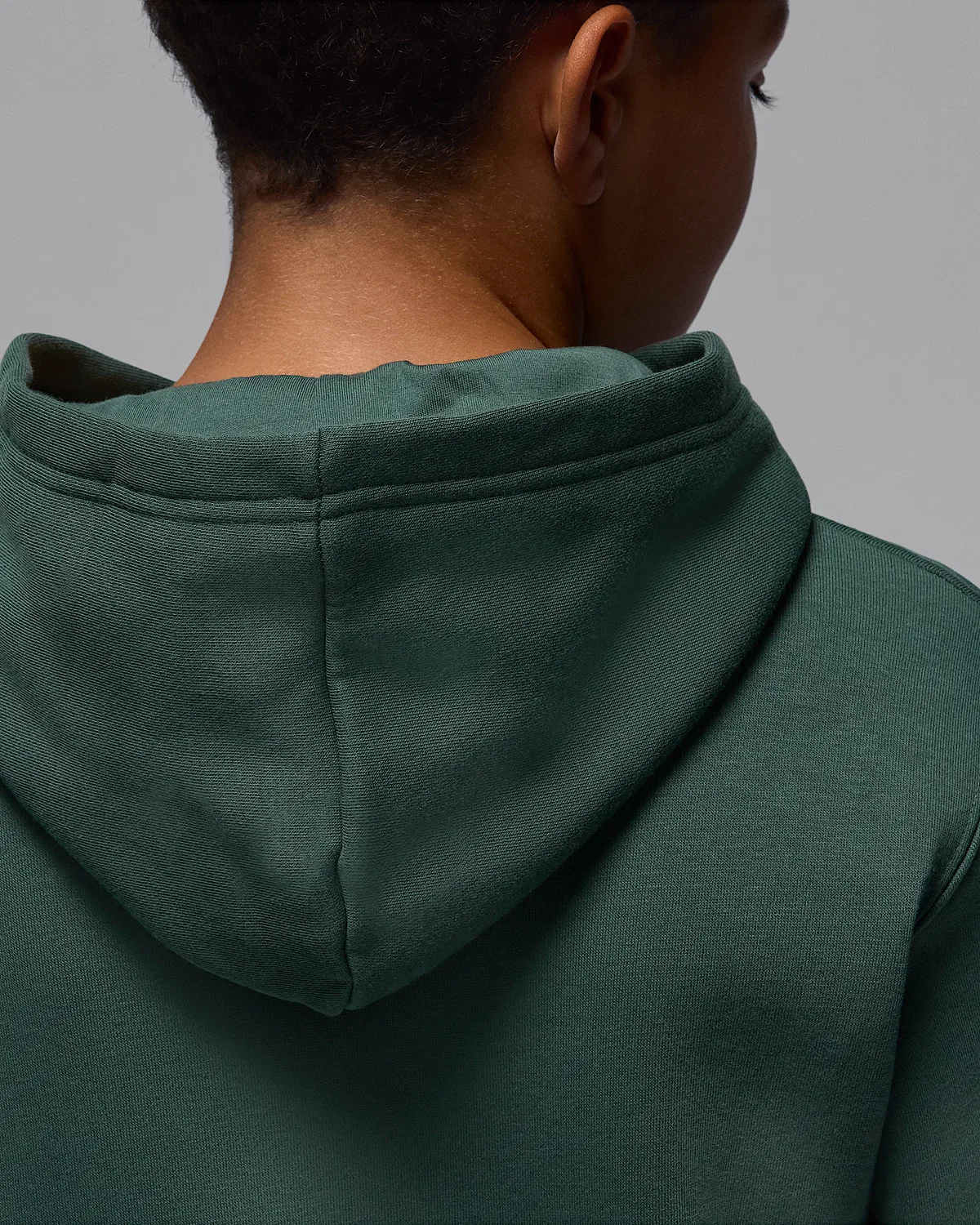 Детская толстовка Jordan Brooklyn Fleece, Midnight Green — фото 4