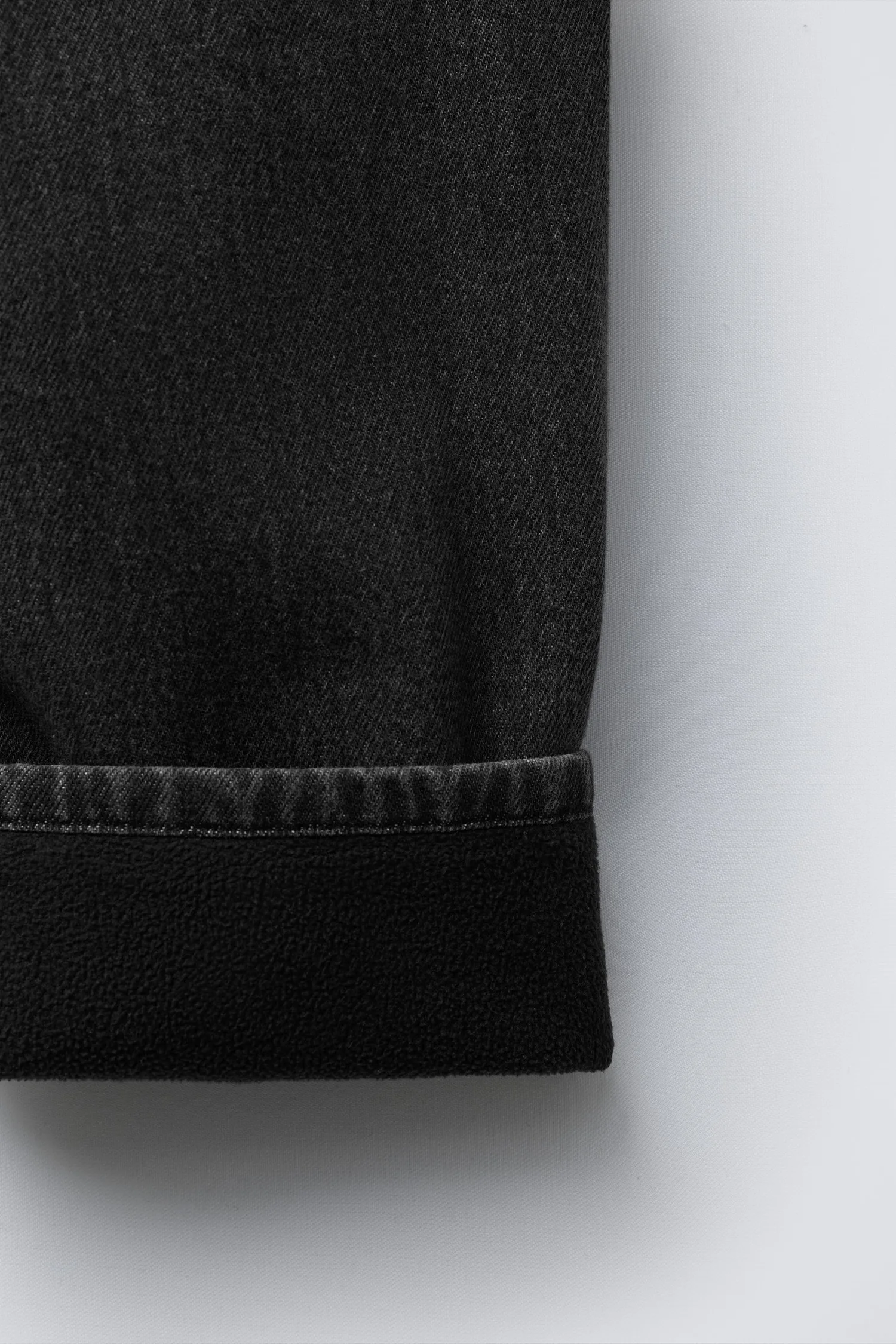 Джинсы-баллоны с флисовой подкладкой Zara, черный — фото 4