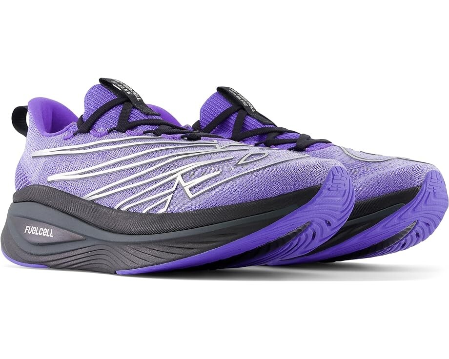 Кроссовки New Balance FuelCell SuperComp Elite v3, цвет Electric Indigo/Black