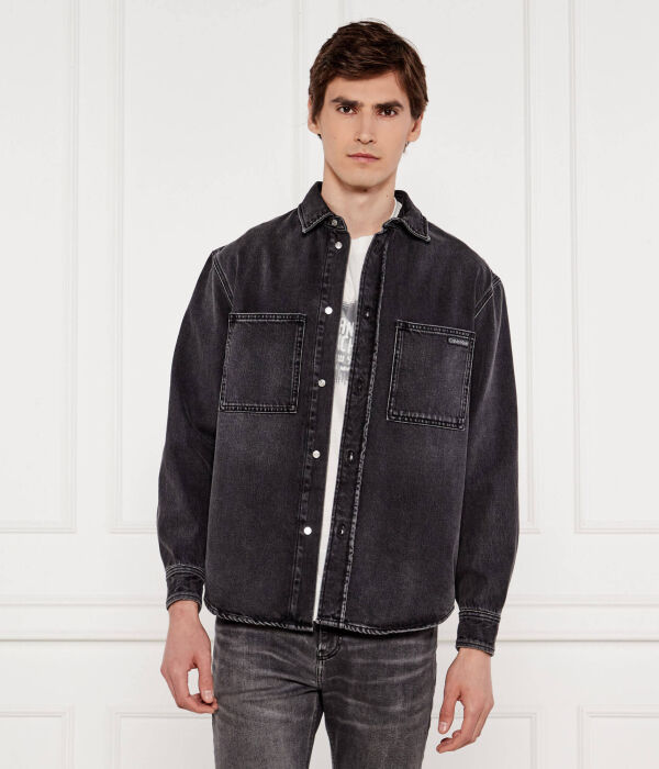 

Рубашка джинсовая Relaxed fit Calvin Klein Jeans, черный