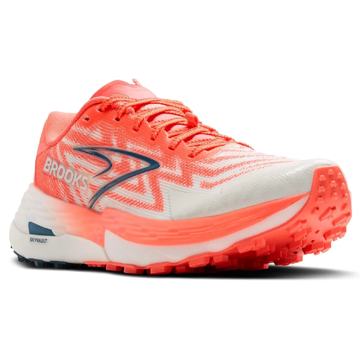 Женские кроссовки Catamount 4 для трейлраннинга Brooks, Bit Of Blue/Flame/Legion Blue — фото 3