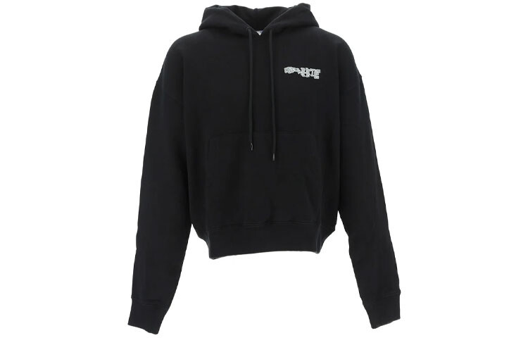 

Худи мужская Off-White с капюшоном, черный