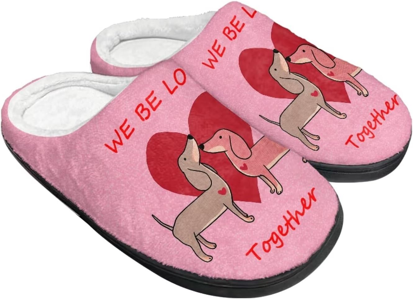 

Зимние пушистые тапочки для женщин и мужчин, мягкие и удобные тапочки, противоскользящие домашние тапочки для ходьбы Wanzuoeng, розовый