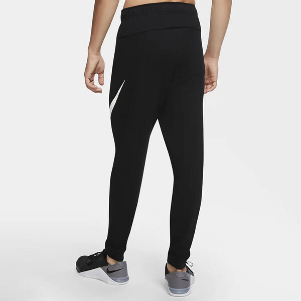 Брюки men's training running casual sports pants/trousers/joggers autumn black Nike, черный — фото 4
