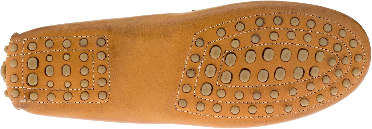Мужские кожаные мокасины DTI BB Signature Drenot Slip-On для вождения Dti Darya Trading, оранжевый — фото 4