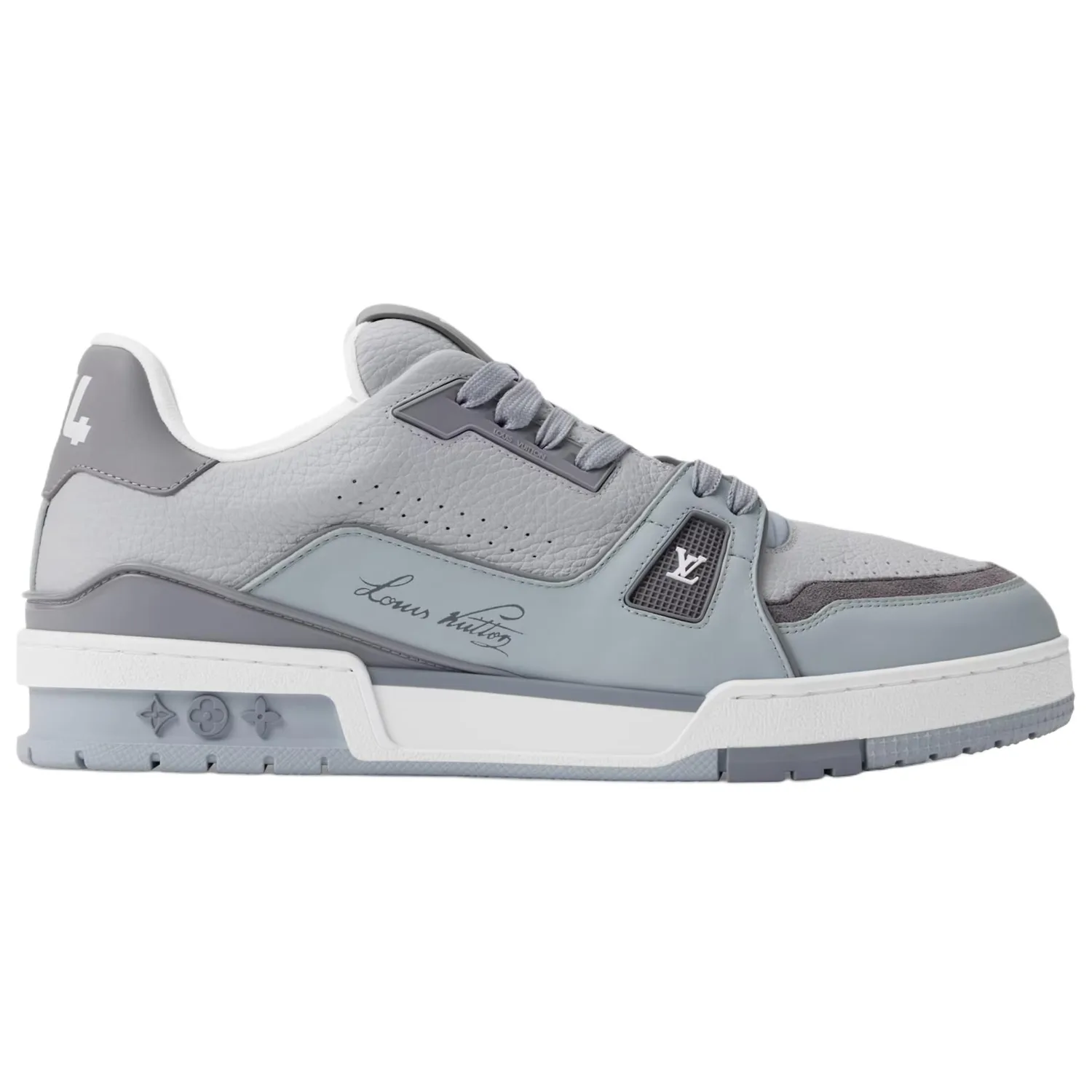 LOUIS VUITTON Кроссовки для скейтбординга мужские low top серые — фото 3