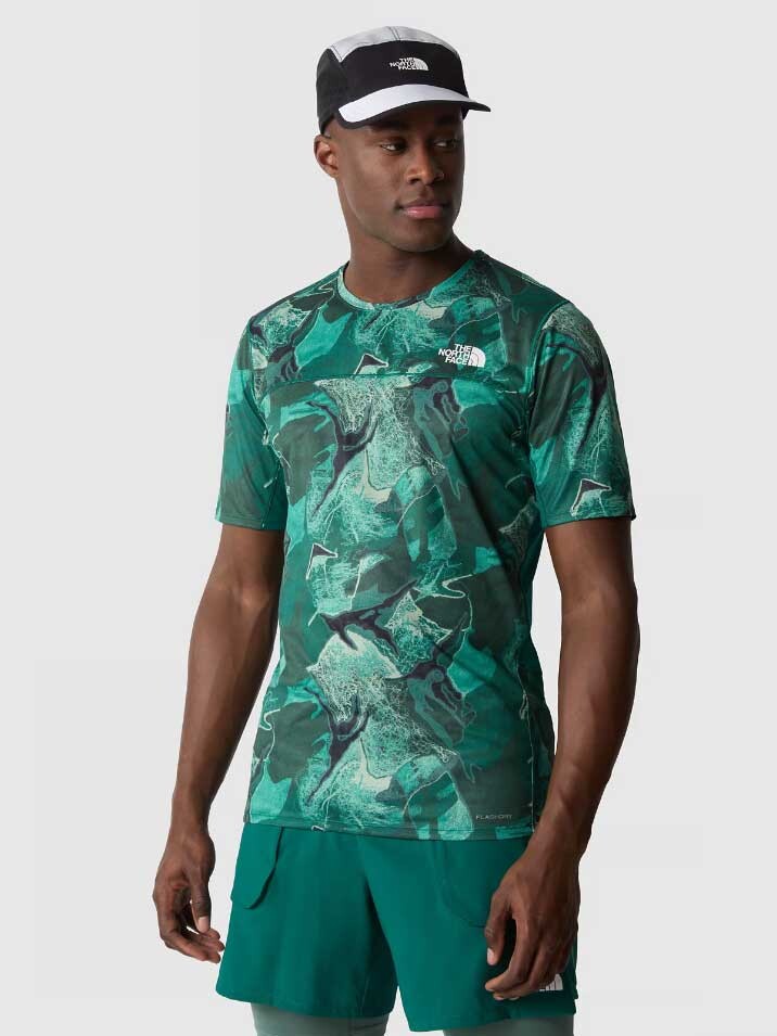 

Футболка The North Face M SUNRISER S/S, зеленый