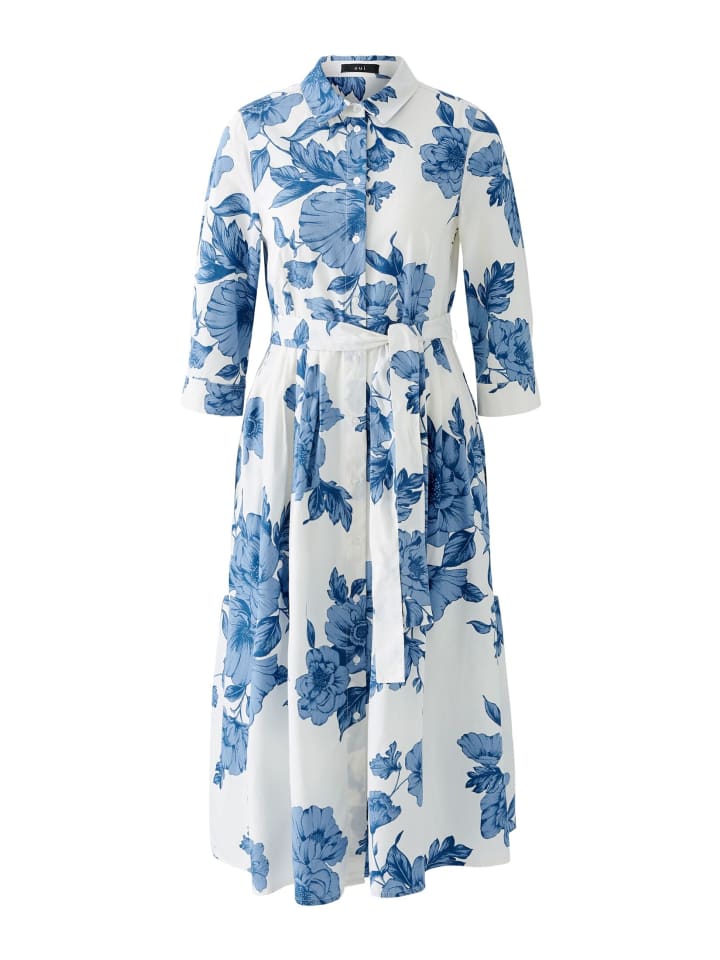 

Платье до колена Oui, цвет blue white