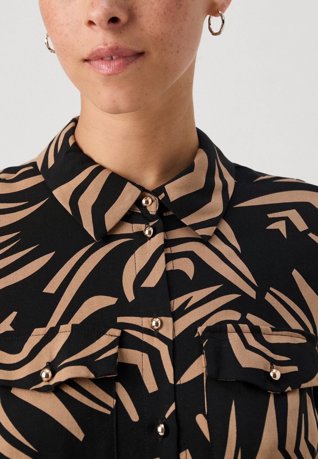 

Платье-рубашка VMEVA EASY SHIRT DRESS Vero Moda, черный