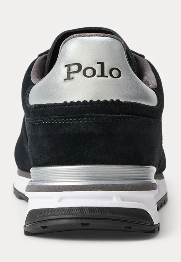 Кроссовки varick из замши и оксфордской кожи Polo Ralph Lauren, Black/Grey/Silver-Colours — фото 3