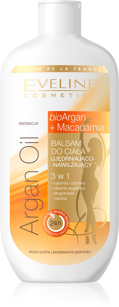 

Увлажняющий и укрепляющий лосьон для тела с маслом арганы Eveline Cosmetics, 350 мл