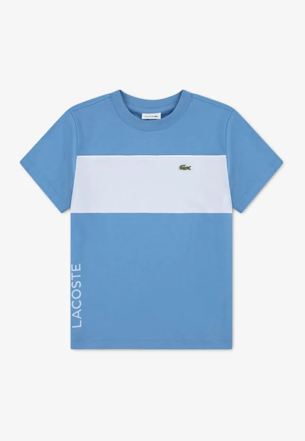 Футболка с принтом в стиле колорблок Lacoste, Turquin