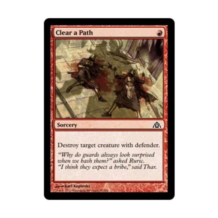 

CCG Очистите путь (С) (фольга), MTG - Dragon's Maze