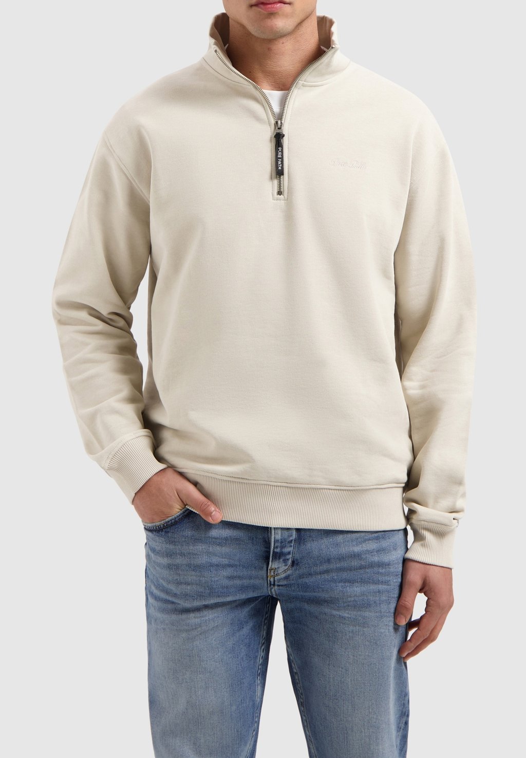 

Толстовка LOOSE FIT HALF ZIP Pure Path, песочный