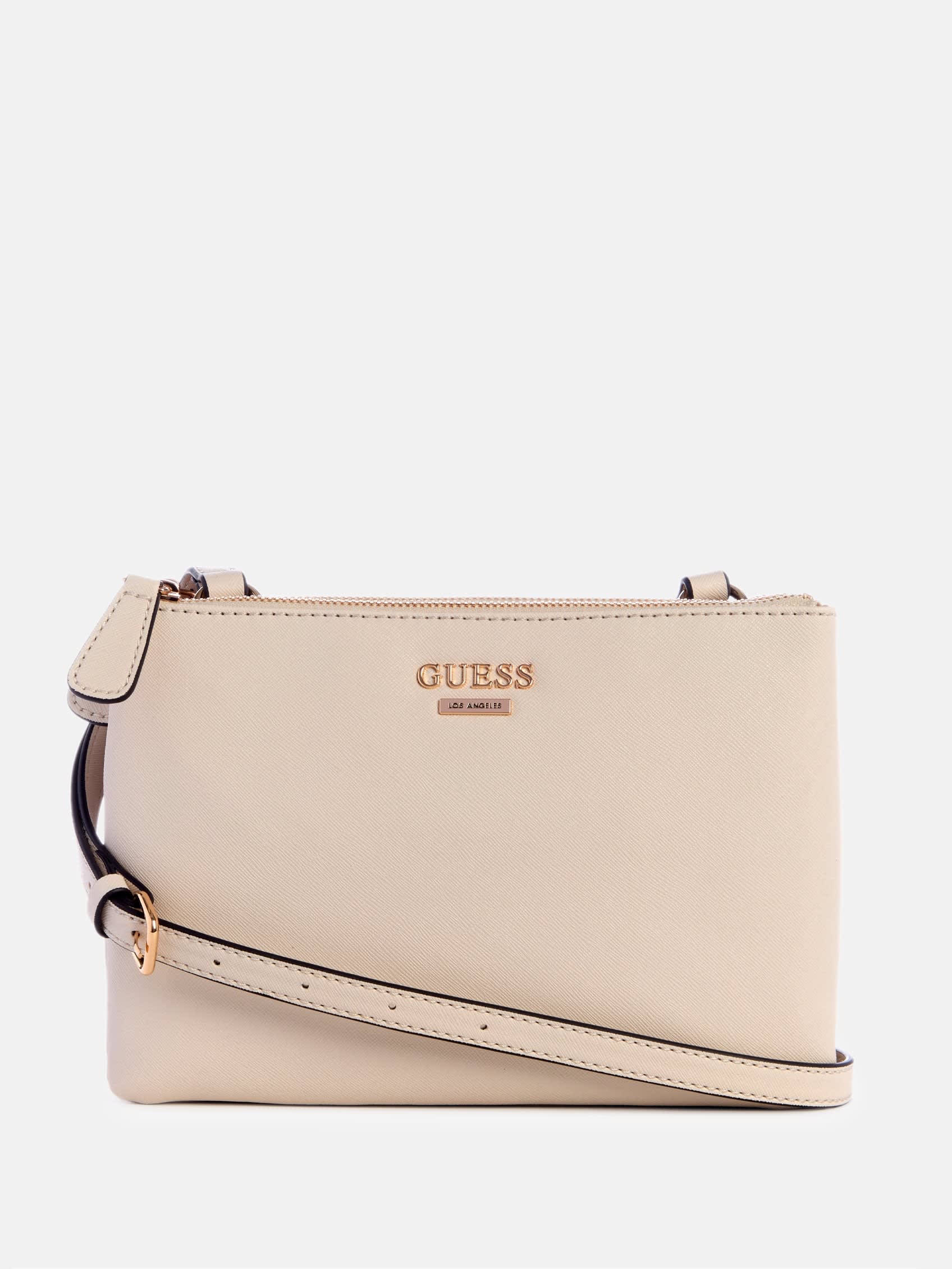 

Сумка-кроссбоди Akir с тремя отделениями Guess Factory, цвет stone